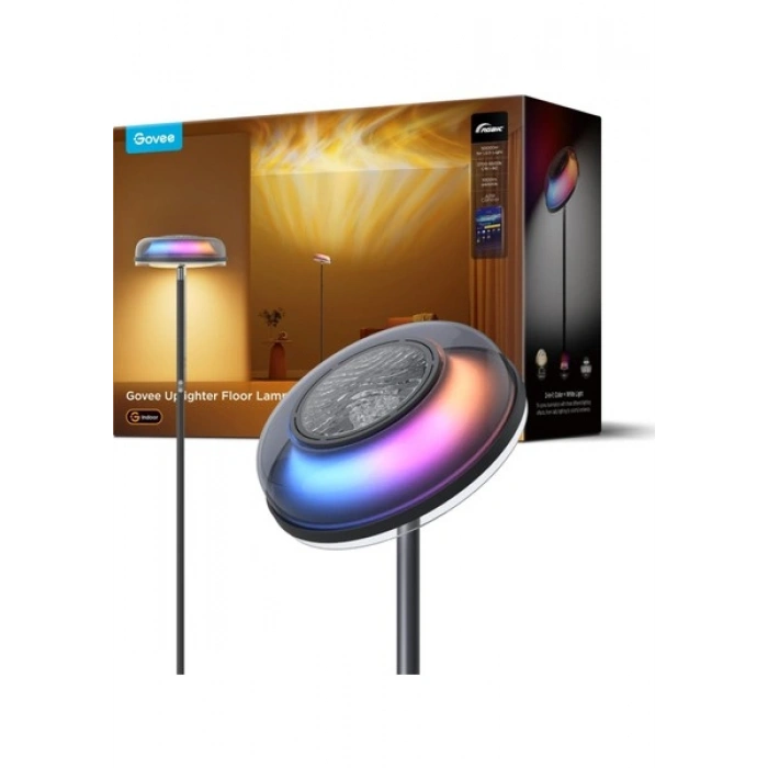 Govee Uplighter Köşe Lambası RGB Renk Seçeneği ile Enerji Tasarruflu Aydınlatma