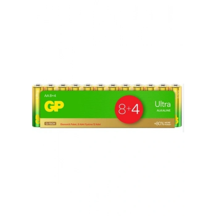GP G-Tech LR6 AA Boy Ultra Alkalin Kalem Pil 12li Paket GP15AU-VS12