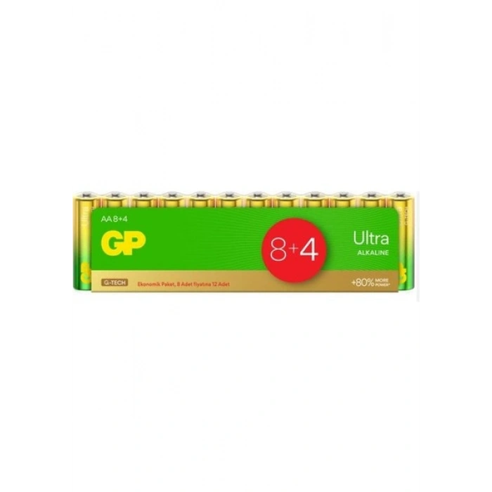 GP G-Tech LR6 AA Boy Ultra Alkalin Kalem Pil 12li Paket GP15AU-VS12