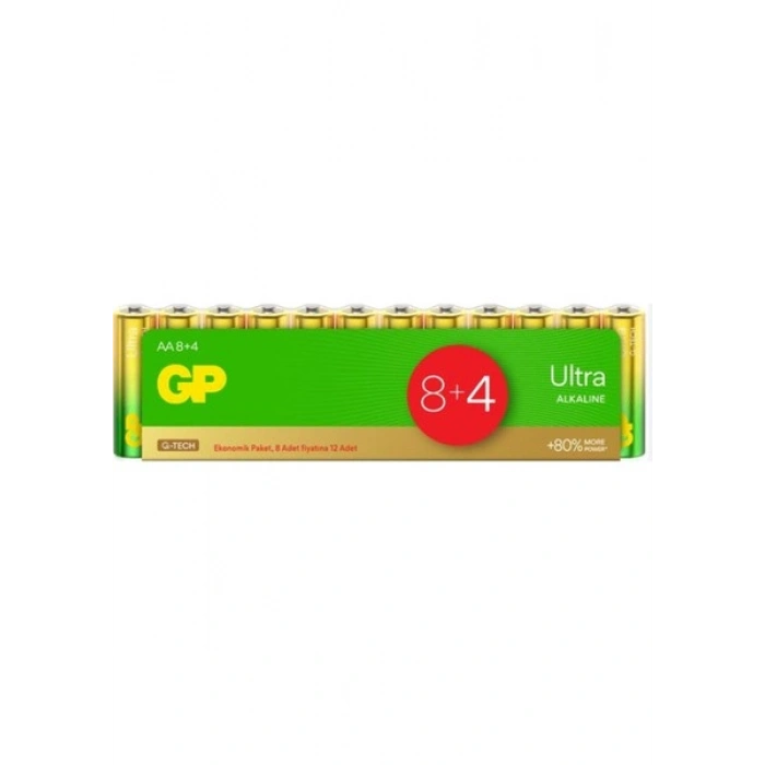 GP G-Tech LR6 AA Boy Ultra Alkalin Kalem Pil 12li Paket GP15AU-VS12
