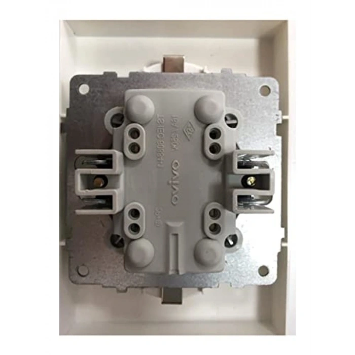 Grano Beyaz İkili Topraklı Priz,