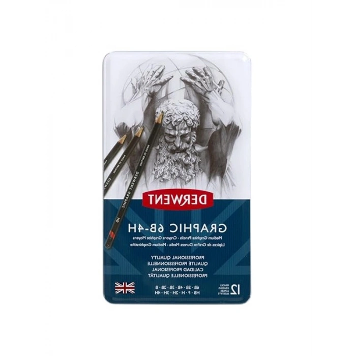 Graphıc Serisi Dereceli Kalem Seti (9B>H) - 12 Kalem Metal Kutu