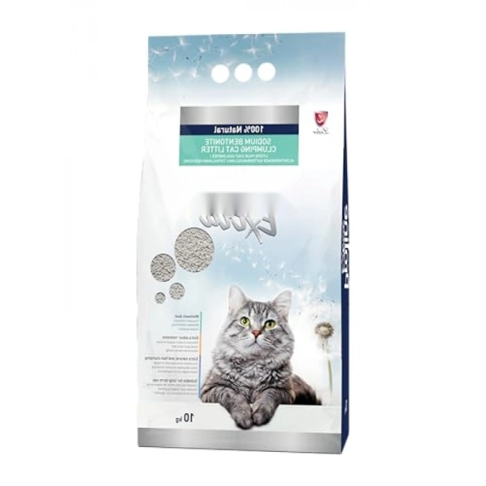 Gri Bentonit Topaklaşan Kedi Kumu 10 L