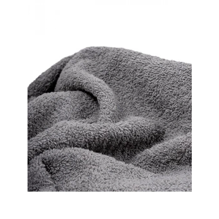Gri Pamuklu Basic Banyo Havlusu, 90x150 cm Ölçülerde Konfor Sağlar