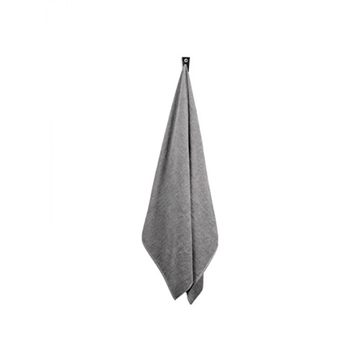 Gri Pamuklu Basic Banyo Havlusu, 90x150 cm Ölçülerde Konfor Sağlar