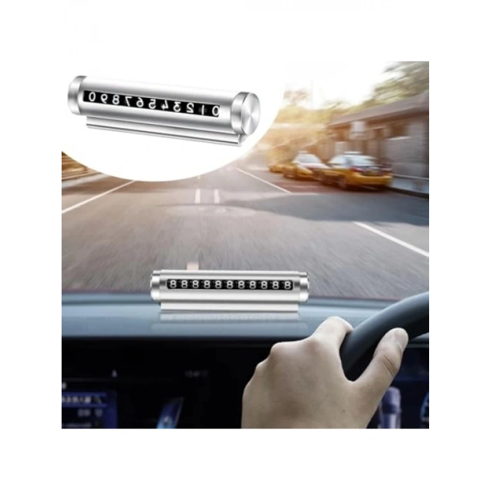 Gri Renk Alüminyum Araç İçin Çevirmeli Telefon Numaratörü