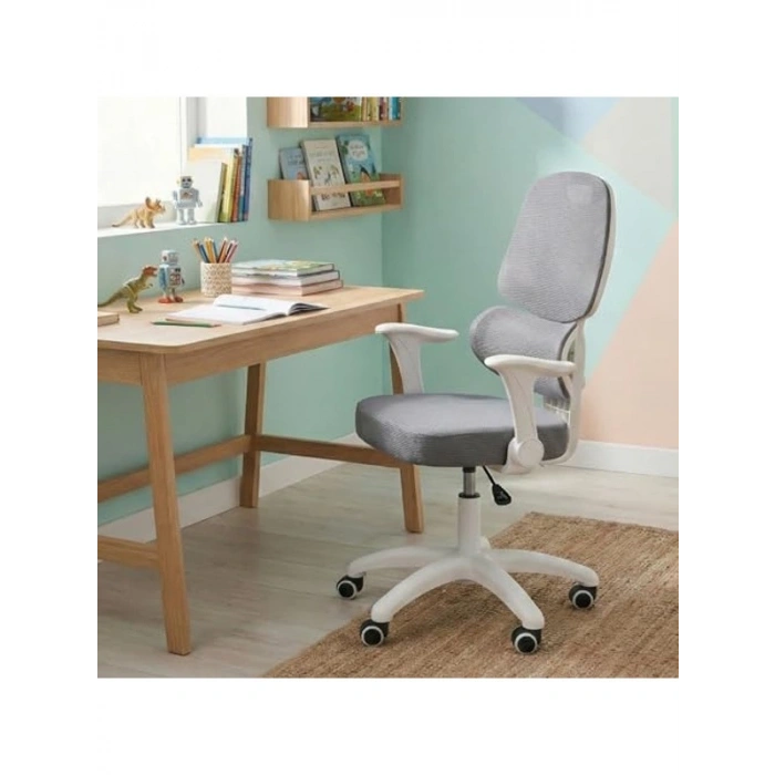Gri Renk Çocuk Çalışma Sandalyesi, Rahat ve Kullanışlı
