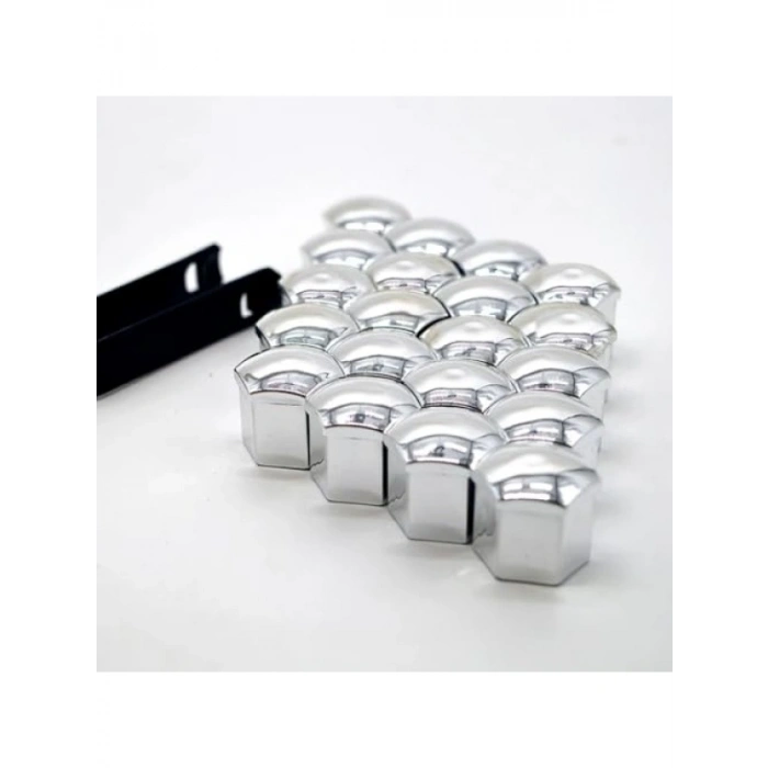 Gri Renkli 20 Adet Plastik Bijon Kapağı