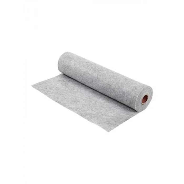 Gri Renkli İnce Keçe Kumaş, 1 mm Kalınlık, 100x100 cm