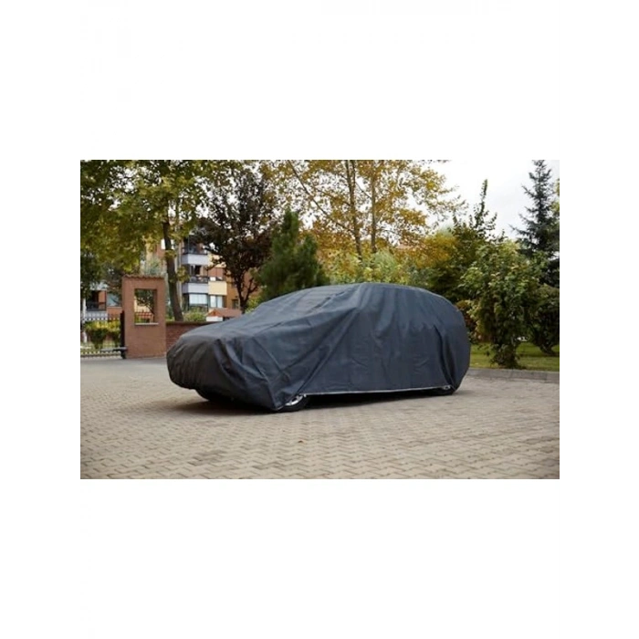 Gri Renkli Oto Branda ile 433cm - 470cm Arası Araç Koruma