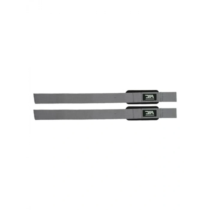 Gri Renkli Padded Lifting Straps, Güçlü Destek