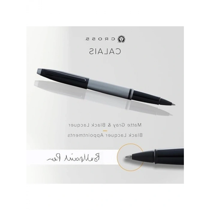 Gri Renkli Roller Kalem, Şık ve Modern Tasarım