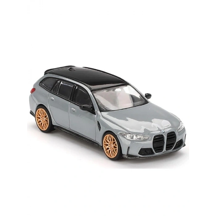 Gri Siyah 1/64 Diecast Model Araba, M3 Yarışması Touring