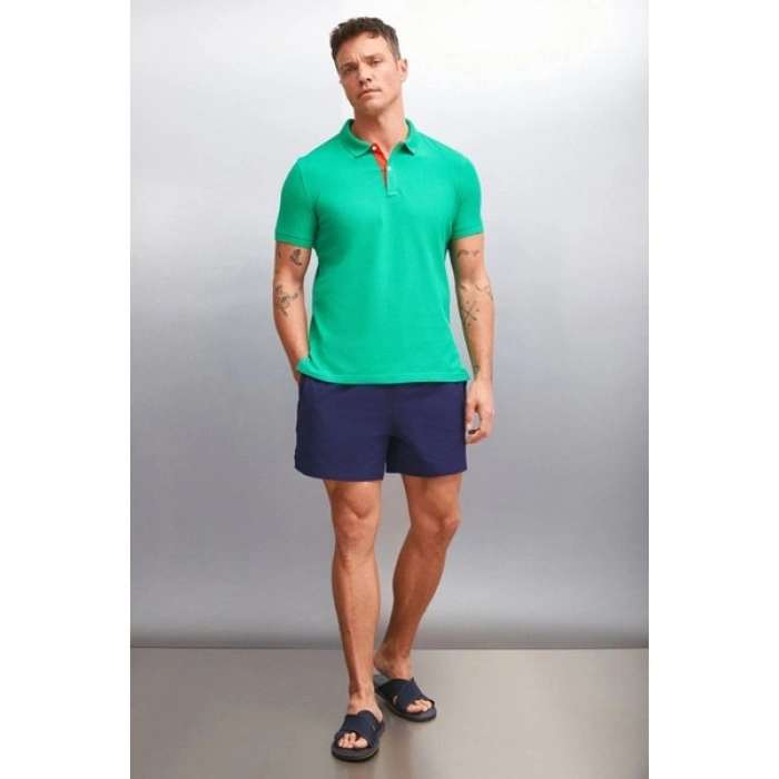 Grimelange MATHEW Erkek Yeşil Polo Yaka T-shirt