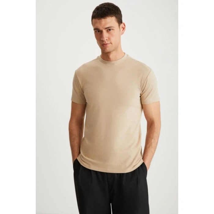 Grimelange TIAGO Erkek Bej T-Shirt