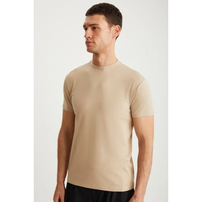 Grimelange TIAGO Erkek Bej T-Shirt