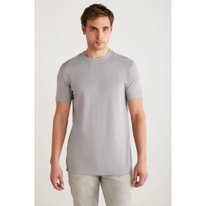 Grimelange TIAGO Erkek Gri T-Shirt