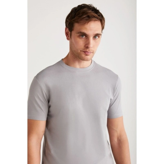 Grimelange TIAGO Erkek Gri T-Shirt
