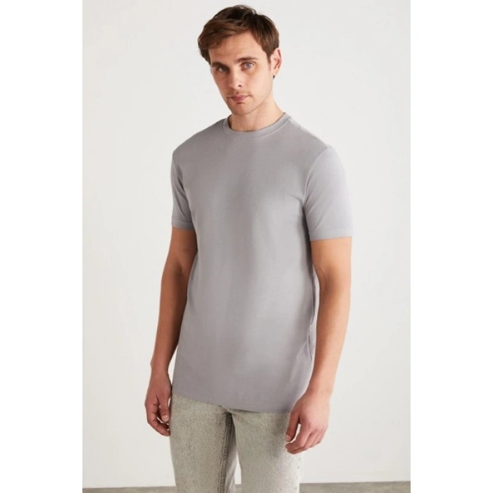 Grimelange TIAGO Erkek Gri T-Shirt