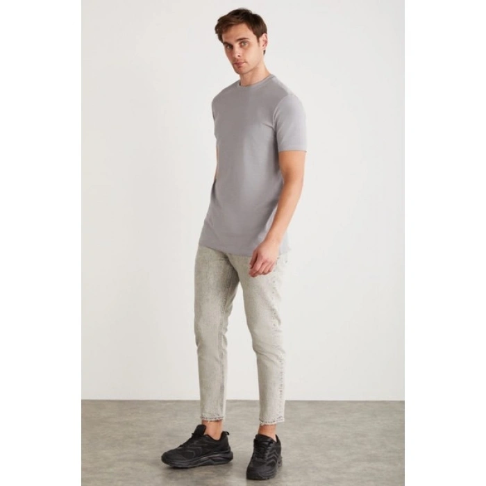 Grimelange TIAGO Erkek Gri T-Shirt