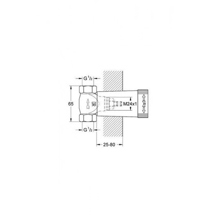 Grohe Ankastre Stop Valf İçin İç Gövde 1 2 - 29811000