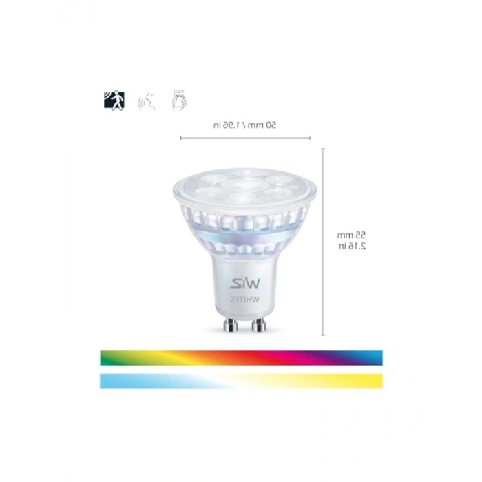 GU10 Cam Spot Ampul - RGB Özellikli 50W