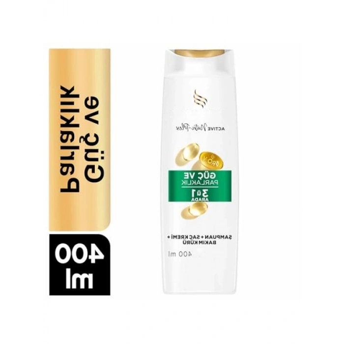 Güç ve Parlaklık Sağlayan 3ü 1 Arada Şampuan 400 ml