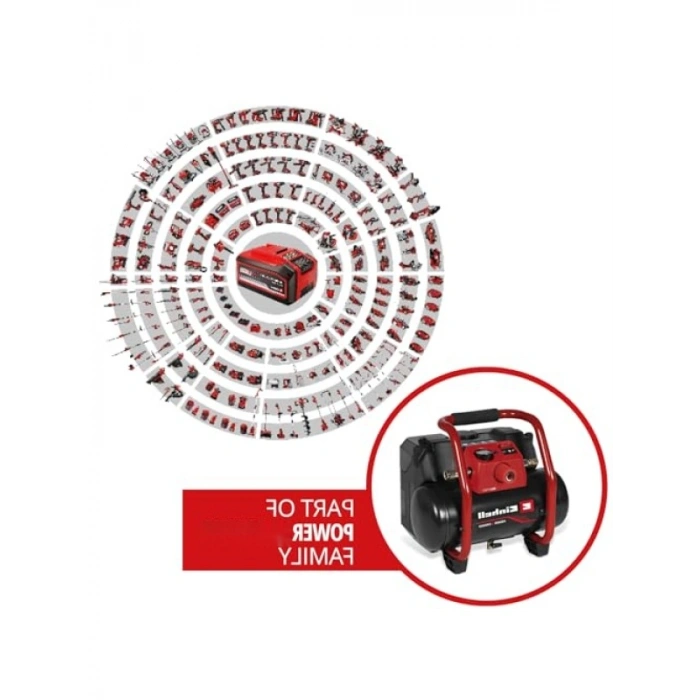 Güçlü Akülü Kompresör - 150 L/dk Hava Çıkışı