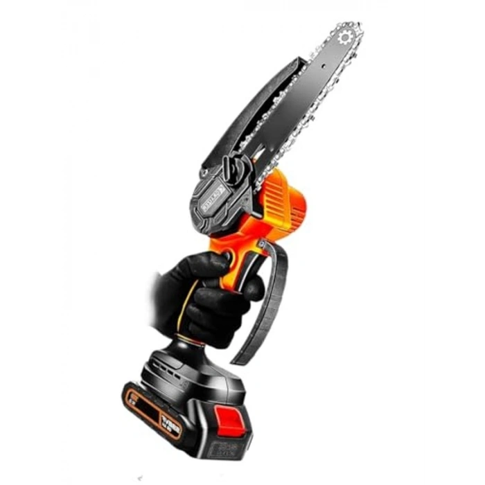 Güçlü Çift Pala Ağaç Kesme Makinesi, Şarjlı