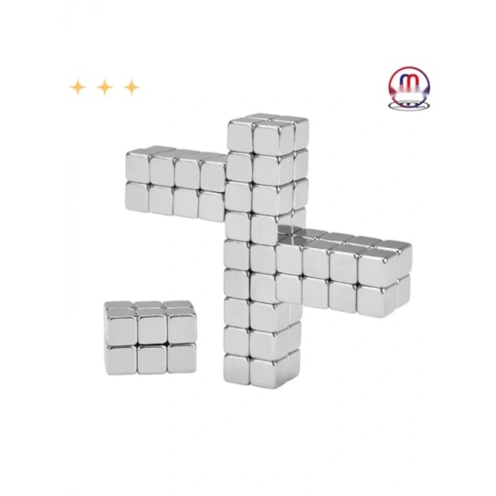 Güçlü Neodyum Mıknatıs Seti - 5x5x5 mm, 90 Adet