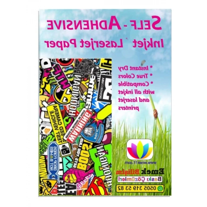 Güçlü Yapışkanlı A4 Etiket Kağıdı, 50 Adet