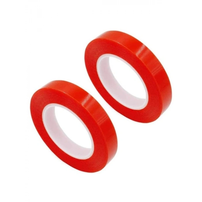 Güçlü Yapışkanlı Çift Taraflı Silikon Bant 2li Paket (18mm x 2m)