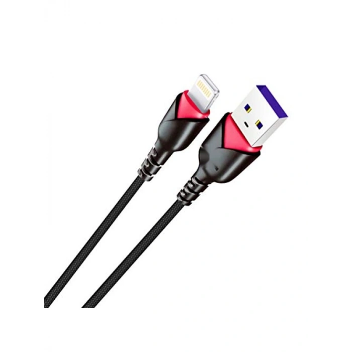 Gül Desenli Araç Şarjı - 2.0 MAH - Siyah