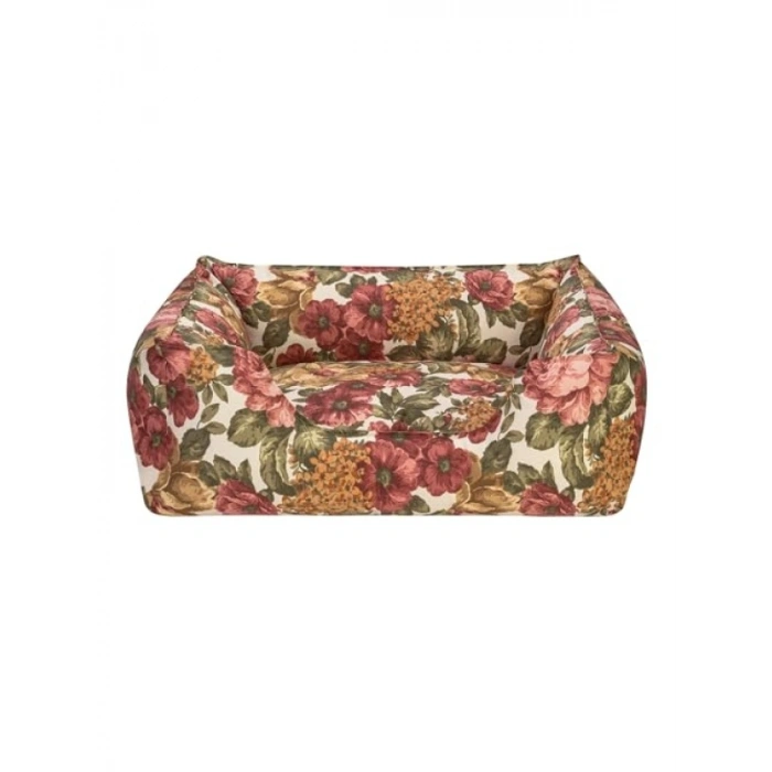 Gül Desenli Orta Boy Köpek Yatağı 65x80cm
