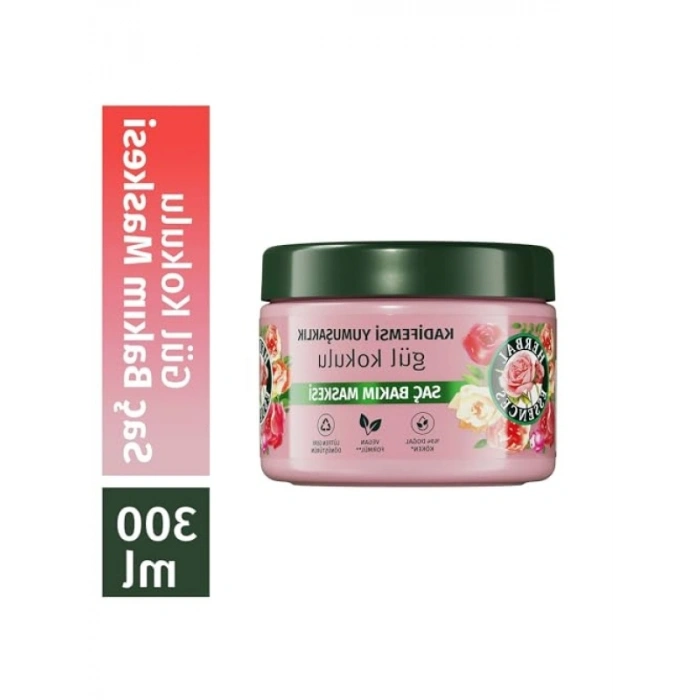 Gül Kokulu Saç Bakım Maskesi - 300ml Kadifemsi Yumuşaklık İçin