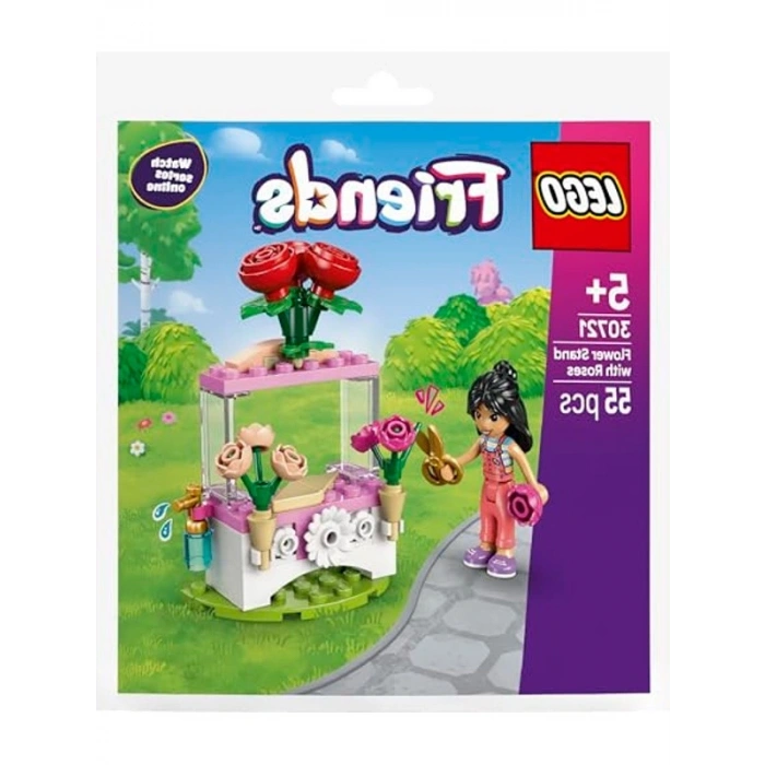 Güllü Çiçek Standı, LEGO Friends Seti ile Eğlenceli Oyun