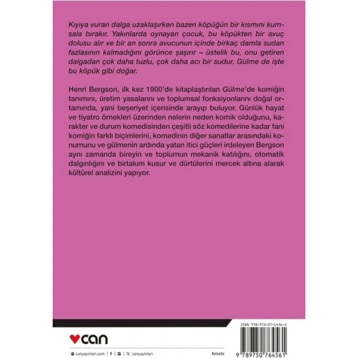 Gülme: Komiğin Anlamı Üzerine Bir Deneme - Henri Bergson