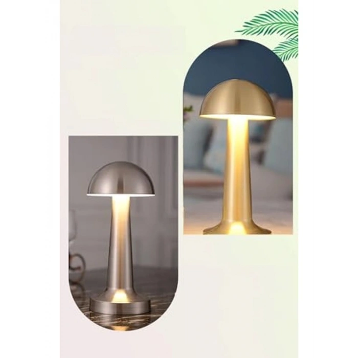 Gümüş Dokunmatik Dim Edilebilir Masa Lambası ile Şık Aydınlatma