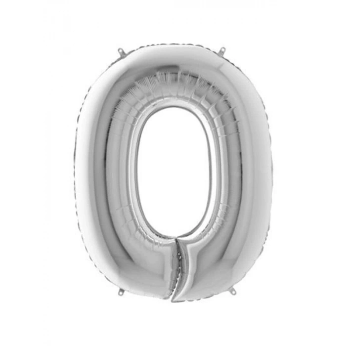 Gümüş Renk Folyo Balon, 16 İnç (36 CM)