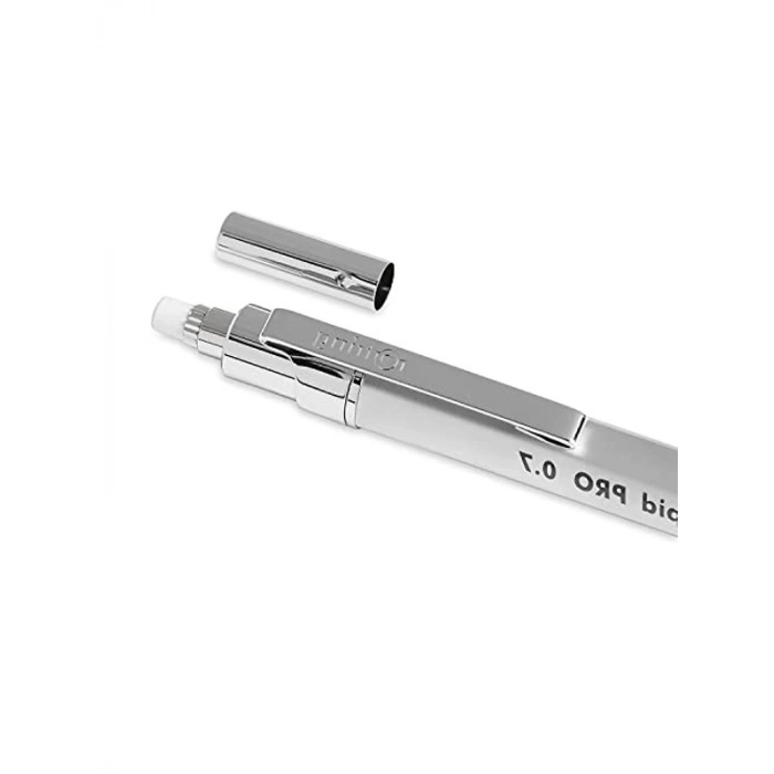 Gümüş Renk Mekanik Kurşun Kalem, 0.7 mm Uç Kalınlığı