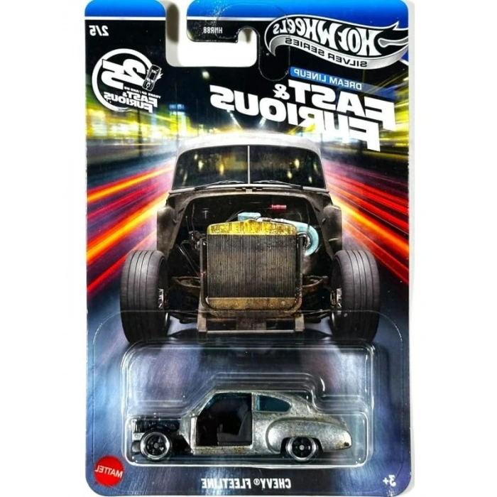 Gümüş Renkli Hızlı ve Öfkeli Hot Wheels Araç Seti