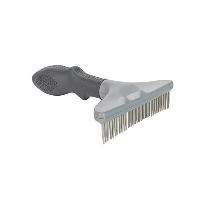 Güncellenmiş Model Kürk Bakım Tırmığı - Gri