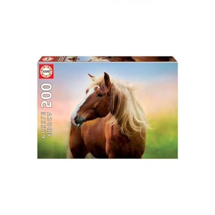 Güneş Doğarken Asil At Puzzle - 500 Parça Eğlenceli Oyun
