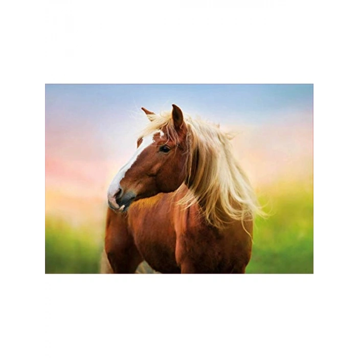Güneş Doğarken Asil At Puzzle - 500 Parça Eğlenceli Oyun