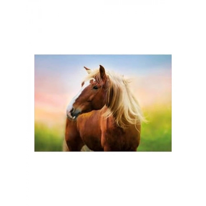 Güneş Doğarken Asil At Puzzle - 500 Parça Eğlenceli Oyun