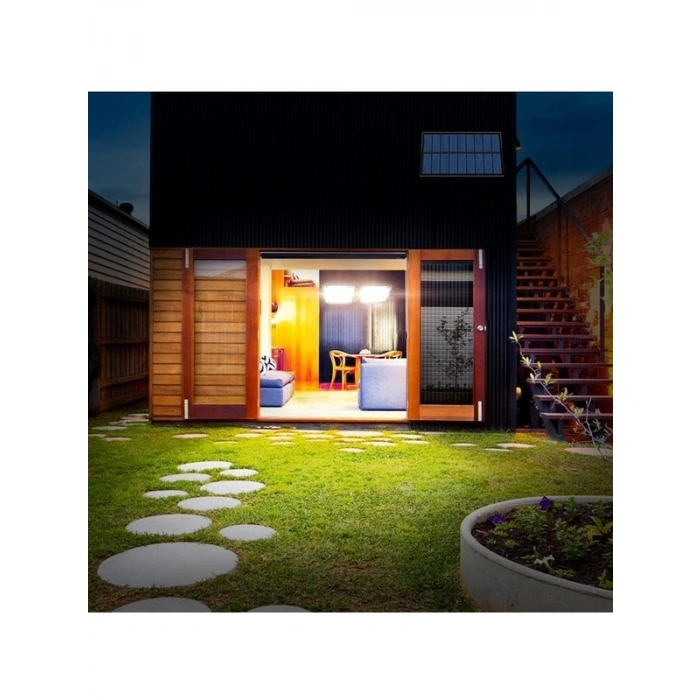 Güneş Enerjili 120 Led Aydınlatma, Şarjlı ve Hareket Sensörlü