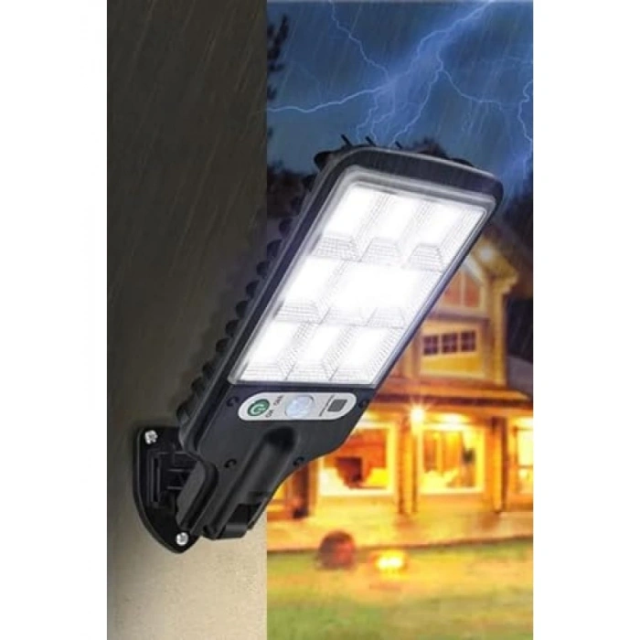 Güneş Enerjili 120 LED Bahçe Aydınlatması, Hareket Sensörlü