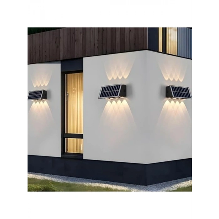 Güneş Enerjili 20W LED Aplik Dış Mekan Duvar Lambası, IP65