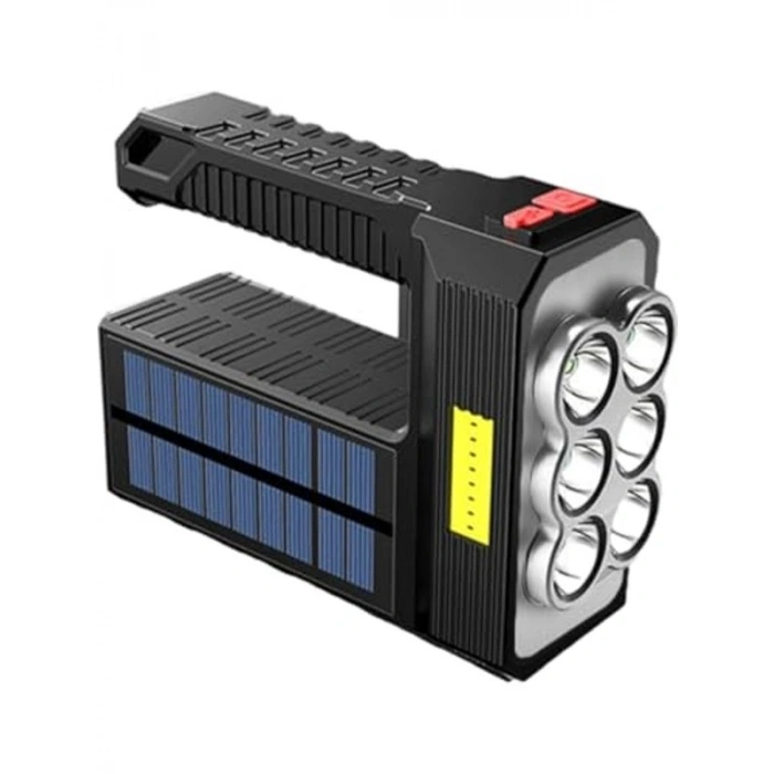 Güneş Enerjili 8 Gözlü Kamp Lambası, Yüksek Performanslı Işıldak