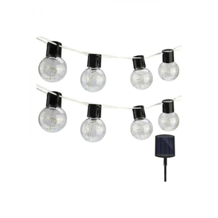 Güneş Enerjili Bahçe Aydınlatma, 10 LED ile Dış Mekan İçin